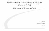 NetScreen CLI Reference Guide - University of Waterloo · PDF file˘ˇˆ ˙˝ ˛ˆ˚˜ ˛!ˆ The NetScreen CLI Reference Guide describes the commands used to configure and manage a
