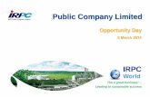 Public Company Limitedirpc.listedcompany.com/misc/PRESN/20140305-irpc-oppday-fy2013.pdf · Public Company Limited Opportunity Day ... EBSM Upgrading for ABS Specialties project increased