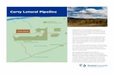 Carty Lateral Pipeline - Gas Transmission Northwest LLC maintain the Carty Lateral, a natural gas pipeline near Boardman, Oregon. Prior to the approval by FERC, the project underwent