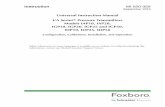 [MI 020-359] Universal Instruction Manual - Models IAP10 ... Pressure... · Differential Pressure Transmitter ... Calibration ... [MI 020-359] Universal Instruction Manual - Models