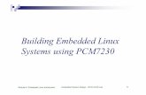 Building Embedded Linux Systems using PCM7230r93088/temp/一哥/Module-3.pdf · Module-4: Embedded Linux Introduction Embedded System Design -NTHU EOS Lab 3 Overview Much of currently