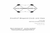 Turnstiles proxpro ins en - Turnstile · PDF fileSwitch I-I Hardware Identity ... controlled by the Host refer to the Host description of the LED operation ... Turnstiles proxpro_ins_en