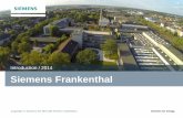 Introduction / 2014 Siemens Frankenthal - … Siemens.pdf · Title: Siemens Energy Oil & Gas Industrial Power ( E O IP) Standort Görlitz Author: Mandel-Matuschek, Dorit (E O IP ST