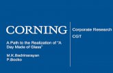 Corporate Research CGT - Lehigh · PDF file© Corning Incorporated 2012Glass Technologies 3 Corning Incorporated Founded: 1851 Headquarters: Corning, New York Employees: 29,000 worldwide