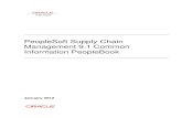 PeopleSoft Supply Chain Management 9.1 Common Information ... · PDF file• PeopleSoft Order Management. • PeopleSoft Enterprise Pricer. • PeopleSoft Supplier Contract Management.