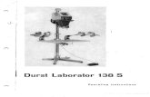 Durst Laborator 138 S - Tripping Through The Dark · PDF fileDURST LABORATOR 138 S ... Only when the following instructions for assembly are strictly i ... For certain processes we