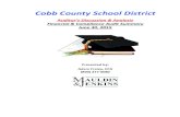 Cobb County District - Cobb County School · PDF filewith over $8.7 billion in aggregate ... Manufacturing ... Government Auditing Standards require auditors to issue a report on our