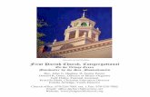 FIRST PARISH CHURCH, · PDF fileFirst Parish Church Congregational uses candid photos of ... Martha and the Vandellas to Dick Hyman and Herb ... accomplished classical flutist and