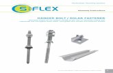 HANGER BOLT / SOLAR · PDF fileour systems can be installed on site. As individual project-related specifics must be considered for every roof, ... Hanger bolt Solar fastener 2 9.