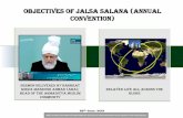 Objectives of Jalsa Salana (Annual Convention) - Al Islam · PDF fileToday’s Friday sermon was a reminder about the objectives of ... spiritual enhancement they experience during