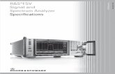 R&S®FSV Signal and Spectrum Analyzer Specifications · PDF fileR&S®FSV-B17 digital baseband interface ... Rohde & Schwarz R&S®FSV Signal and Spectrum Analyzer 3 ... Pulse spectral