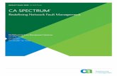 Redefining Network Fault Management - amasol AG · PDF filePRODUCT FAMILY BRIEF:CA SPECTRUM CA SPECTRUM® Redefining Network Fault Management CA Network & Voice Management Solutions