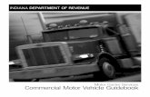 Motor Carrier Services Commercial Motor Vehicle Carrier Services Commercial Motor Vehicle ... The Motor Carrier Services Commercial Motor Vehicle Guidebook is prepared based on
