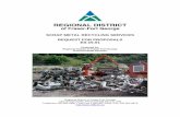 ES-15-01 Scrap Metal Recycling Services RFP - RDFFG - … and Quotes/RFP ES... · SCRAP METAL RECYCLING SERVICES ... excluding Statutory holidays. ... intent of the Regional District