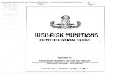 HIGH-RISK MUNITIONS IDENTIFICATION GUIDE high-risk munitions identification guide subject: high-risk munitions identification guide keywords