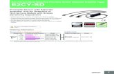 Non-Ferrous-Metal-Detecting Proximity Sensor (Separate ... · PDF file1 Non-Ferrous-Metal-Detecting Proximity Sensor (Separate Amplifier Type) E2CY-SD Digital Display Fluororesin Head