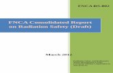 FNCA Consolidated Report on RS 0330(目次用) · PDF fileFNCA Consolidated Report on Radiation Safety (Draft) i CONTENTS I. Preface ... The authors would like to appreciate the project