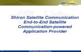 Shiron Satellite Communication End-to-End Satellite ... · PDF fileShiron Satellite Communication End-to-End Satellite Communication-powered Application Provider 1. ... Optus Australia