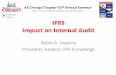 @IIAChicago #IIACHI IFRS Impact on Internal Audit Seminar Presentations/B1... · 2012 2013 2014 Restate 2012 Using IFRS in place ... •AICPA –IFRS Certification ... •Questions
