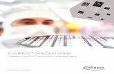 CoolMOS™ Selection · PDF file · 2017-11-21CoolMOS™ Selection Guide ... 1.2 ˜ Adapter Quasi-resonant flyback/flyback/single stage PFC and flyback/two stage ... 1) Requires pulse-transformer