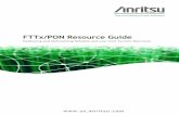 FTTx/PON Resource Guide - Hutton Communications  Resource Guide Deploying and Maintaining Reliable and Low Cost Service Networks