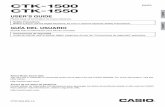 CTK1500 1550 EN - Support - CASIOsupport.casio.com/en/manual/008/Web_CTK1500-ES-1A_EN.pdf · EN/ES CTK1500-ES-1A USER’S GUIDE Safety Precautions Before trying to use the Digital