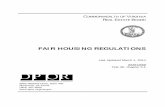 FAIR HOUSING REGULATIONS - DPOR - Virginia · PDF fileFAIR HOUSING REGULATIONS Last Updated March 1, ... Submission of information to file a complaint ... Disclosure of information