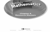 Chapter 8 Resource Masters - MHSchool · PDF fileChapter 8 Test, Form 3 ... (final) assessment. Student Recording SheetThis master corresponds with the standardized test practice at