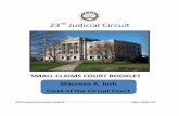 DeKalb County 23rd Judicial Circuit - Small Claims …circuitclerk.org/forms/smallclaims/booklet.pdfMaureen A. Josh Clerk of the Circuit Court 23 rd Judicial Circuit SMALL CLAIMS COURT