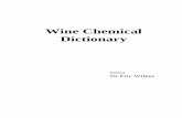 Wine Chemical Dictionary - Eric Wilkes Photography Chemical Dicti… ·  · 2016-01-02Wine Chemical Dictionary Eric Wilkes Ascorbic Acid ... Its main roles are to prevent oxidative