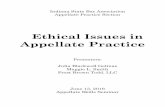 Ethical Issues in Appellate Practice - c.ymcdn.comc.ymcdn.com/.../resmgr/CLE_2016/Appellate_Ethics.pdf · Ethical Issues in Appellate Practice ... the New Jersey State Bar Association
