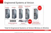 Engineered Systems at Verizon - Weeblyoracleinfrastructure.weebly.com/uploads/8/1/1/0/8110093/verizon... · Zones, Enterprise Manager 12c including Ops Center 12c) 03&src=7618000&Act=8