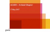 ACAMS – Ireland Chapterfiles.acams.org/pdfs/2017/ACAMS-Ireland-Chapter-Event-17May2017… · ACAMS – Ireland Chapter - Agenda 7.00pm ... Detective Sergeant Clodagh White, FIU,