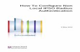 How To Configure Non Local IPSO Radius Authentication · PDF fileHow To Configure Non Local IPSO Radius Authentication How To Configure Non Local IPSO Radius Authentication | 5 How