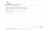 The Project BioShield Act: Issues for the 112th Congress · PDF fileThe Project BioShield Act: Issues for the 112th Congress Congressional Research Service Summary In 2004, Congress