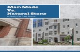 Man Made Vs. Natural Stone - ilco Vs. Natural Stone: A Study On Cast Stone 1 ... â€œFor simple pieces like sills or cap stones, ... is considered an accepted attribute of the product