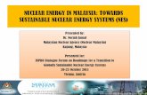 Nuclear energy as part of a national energy mix (3) · PDF fileGlobally Sustainable Nuclear Energy Systems 20-23 October 2015 Vienna, Austria ... Sabah, 4% Sarawak, 5% INTRODUCTION