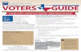 LEAGUE OF WOMEN VOTERS NONPARTISAN VOTERS · PDF fileTEXAS REQUIRES VOTERS TO SHOW PHOTO ID ... voters who are on the official list of registered voters and who do not have ... the
