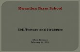 Soil Texture and Structure -   · PDF fileSoil Texture and Structure ... How does aggregate formation occur? ... •Very damaging to soil structure