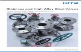 Stainless and High Alloy Steel Valves · PDF file · 2017-12-1314 14 15 16 17 SERIES HA ... Y Gate valves Globe valves Soft seated globe valves ... ASME, API, BS,