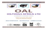 OILTOOLS AFRICA LIMITED 2013 - AOS · PDF fileBuck and make up and torque couplings to ... JFE – BEAR 2.3/8 ... OILTOOLS AFRICA LIMITED 2013 Make-up and Break-out Services for the