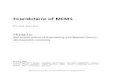 Foundations of MEMS - pearsonhighered.com 4 Electrostatic Sensing and Actuation 127 4.0 Preview 127 4.1 Introduction to Electrostatic Sensors and Actuators 127 4.2 Parallel-Plate Capacitor