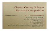 Chester County Science Research · PDF fileMarch 3, 2011 Dr. Jonas Salk Fair ... The Chester County Science Research Competition ... team and work individually or you can return to