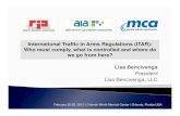 International Traffic in Arms Regulations (ITAR): Who  · PDF fileInternational Traffic in Arms Regulations ... Transmittal Letter providing supplemental ... Empowered Official