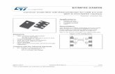 Common mode filter with ESD protection for USB 2.0 and ... · PDF fileCommon mode filter with ESD protection for USB 2.0 and ... ST offers these devices in different grades of ...