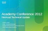 Academy Conference 2012 - IT-Bildungsnetz · PDF fileAcademy Conference 2012 NetAcad Technical Update ... New PT Practice SBA for CCNA Security ... TSHOOT: Troubleshooting