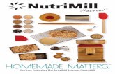 Recipes Featuring The NutriMill Harvest Grain · PDF fileRecipes Featuring The NutriMill Harvest Grain Mill. ... Do not substitute more than 25-30% of these flours with a gluten-free