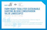 AUSTRALIA INC. FARM READY TOOLS FOR  · PDF fileFARM READY TOOLS FOR SUSTAINABLE DAIRYING IN HIGH CONSERVATION VALUE LANDSCAPES ... loss through improved ecosystem wind