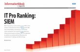 Reports.InformationWeek.com June 2012 $99 IT Pro Ranking: SIEMeval.symantec.com/mktginfo/...it-pro-ranking-siem_june_2012.en-us.pdf · IT Pro Ranking: SIEM ... more steeply, with