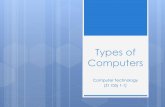 Types of Computers - WSDblog.wsd.net/jelee1/files/2016/08/Unit-2-Types-of-Computers-videos... · There are many different types of computers available today. ... and databases Engineering